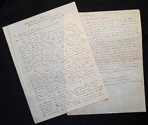 Autograph letter signed to Horace C. Hovey