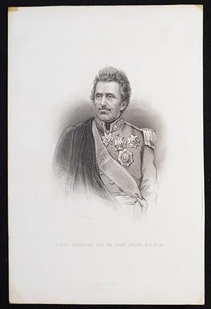 Lieut General Sir De Lacy Evans, K.C.B. &c.; From a Dag. by Claudet; W.J. Edwards
