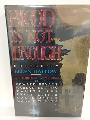Imagen del vendedor de Blood is Not Enough (SIGNED) a la venta por Fleur Fine Books