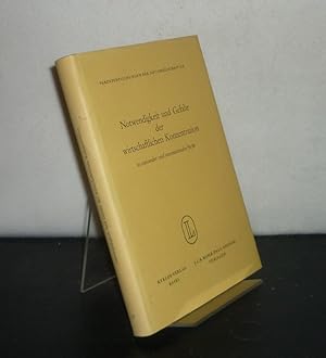 Imagen del vendedor de Notwendigkeit und Gefahr der wirtschaftlichen Konzentration in nationaler und internationaler Sicht. Frankfurter Gesprch der List-Gesellschaft, 10. - 12. Mrz 1969. Protokolle und Gutachten. Im Auftr. der List-Gesellschaft herausgegeben von Edgar Salin und Jacques Stohler. (= Verffentlichungen der List-Gesellschaft, Band 62, Reihe D: Gutachten und Konferenzen). a la venta por Antiquariat Kretzer