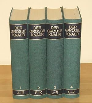 Der Grosse Knaur. 4 Bände.