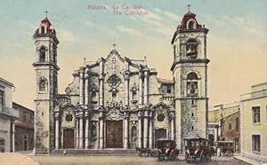 HABANA. LA CATEDRAL. THE CATHEDRAL. EDICIÓN JORDI. REPÚBLICA DE CUBA, CIRCULADA EN 1923 (Postales...