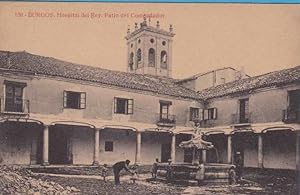 156 - BURGOS. HOSPITAL DEL REY. PATIO DEL COMENDADOR. JOYAS DE ESPAÑA. ED. ALMIRALL. THOMAS (Post...
