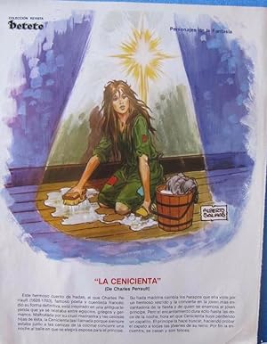 LA CENICIENTA. COLECCIÓN REVISTA PETETE. PERSONAJES DE LA FANTASÍA. SALINAS, 80'S (Coleccionismo ...