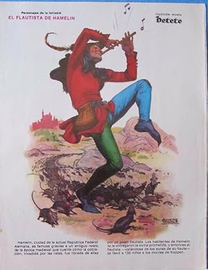 EL FLAUTISTA DE HAMELIN. COLECCIÓN REVISTA PETETE. PERSONAJES DE LA FANTASÍA. SALINAS, 1982 (Cole...