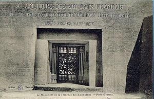 LE MONUMENT DE LA TRANCHEE DES BAIONNETTES. PORTE D'ENTREE. EDITIONS HS VERDUN (Postales/Temática...