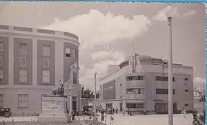 CIUDAD REAL.- UN ASPECTO DE LA PLAZA DE CERVANTES. FOTO SALAS. CIRCULADA EN 1958 (Postales/España...