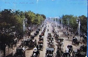 SEVILLA. FERIA. DESFILE DE COCHES. PURGER & CO. Nº 2598. (Postales/España Antigua (hasta 1939)/An...