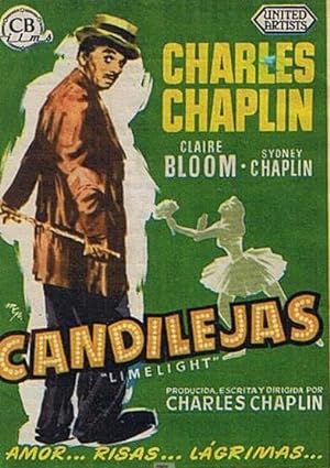 CANDILEJAS. CINE MODERNO TARRAGONA 1955. CHAPLIN, CLAIRE BLOOM (Cine/Folletos de Mano/Comedia)