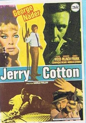 JERRY COTTON. GEORGE NADER. CINE TARRAGONA, TARRAGONA 1967 (Cine/Folletos de Mano/Acción)