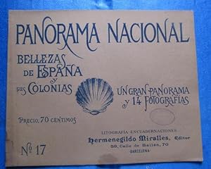 PANORAMA NACIONAL. Nº 17. VISTA PANORÁMICA DE BARCELONA 2ª. HERMENEGILDO MIRALLES EDITOR. BCN, 18...