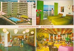 APARTAMENTOS ANATOLIA. PUERTO DE LA CRUZ. FOTO FREGEL. PUBLINTEL. CIRCULADA EN 1975 (Postales/Esp...