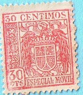 ESPECIAL MÓVIL 30 CÉNTIMOS. ESCUDO ESTADO ESPAÑOL (Filatelia - Sellos/España/Estado Español - De ...