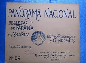 PANORAMA NACIONAL. Nº 23. VISTA PANORÁMICA DEL CAMPO DE MELILLA. H. MIRALLES EDITOR. BCN, 1896. (...