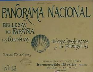 PANORAMA NACIONAL Nº 13. VISTA PANORÁMICA DE CARTAGENA. HERMENEGILDO. MIRALLES EDITOR. BCN, 1896....