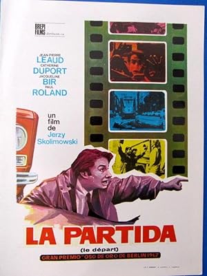 PRESS BOOK. LA PARTIDA. JEAN PIERRE LEAUD. DIR. JERRY SKOLIMOWSKI, 1967. (Cine/Guías Publicitaria...