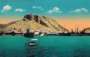 ALICANTE. PANORAMA DESDE LA FAROLA. DIANA BALNEARIO. (Postales/España Antigua (hasta 1939)/Comuni...