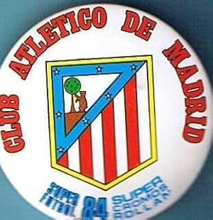 Imagen del vendedor de CHAPA METLICA CON IMPERDIBLE. CLUB ATLTICO DE MADRID. SUPER FTBOL 84. SUPER CROMOS ROLLN. (Coleccionismo Deportivo/Pins de Deportes/Pins de Ftbol) a la venta por EL SABER S OCUPA LUGAR