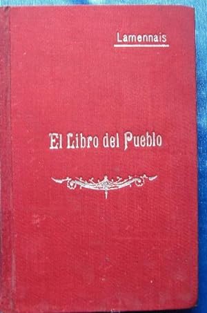 EL LIBRO DEL PUEBLO. LA VOZ DE LAS PRISIONES. LAMENNAIS. CASA EDITORIAL SOPENA, BARCELONA, S/ F.