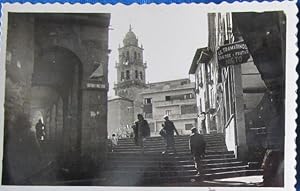 PONFERRADA. ESCALINATA MATEO GARZA. EDICIONES M. ARRIBAS. (Postales/España Moderna (desde 1940)/C...