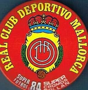 Imagen del vendedor de CHAPA METLICA CON IMPERDIBLE. REAL CLUB DEPORTIVO MALLORCA. SUPER FTBOL 84. SUPER CROMOS ROLLN. (Coleccionismo Deportivo/Pins de Deportes/Pins de Ftbol) a la venta por EL SABER S OCUPA LUGAR