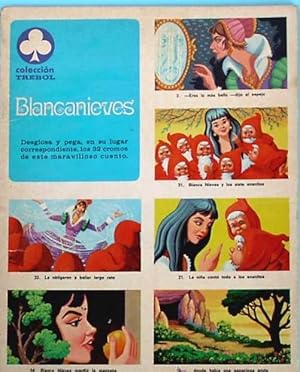 ALBUM COMPLETO. BLANCANIEVES. COLECCIÓN TREBOL. EDITORIAL SUSAETA, 1970. (Coleccionismo Papel/Cro...