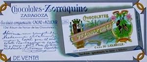 SECANTE CHOCOLATES ZORRAQUINO, ZARAGOZA. DÉCADA DE 1910. (Coleccionismo Papel/Papel Secante)