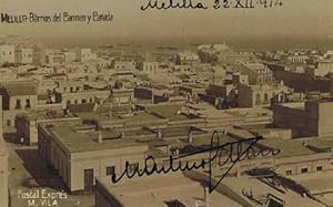 MELILLA. BARRIOS DEL CARMEN Y CAÑADA. POSTAL EXPRES M. VILA. (Postales/España Antigua (hasta 1939...