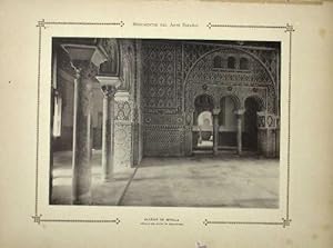 MONUMENTOS DEL ARTE ESPAÑOL. ALCÁZAR DE SEVILLA. DETALLE DEL SALÓN DE EMBAJADORES. 1917. (Postale...