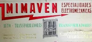 MIMAVEN. ESPECIALIDADES ELECTROMECANICAS. BARCELONA. S/F. (Coleccionismo Papel/Carteles Gran Form...