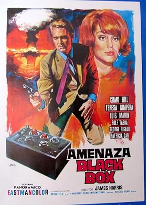 PRESS BOOK. AMENAZA BLACK BOX. CRAIG HILL, TERESA GIMPERA. DIR. JAMES HARRIS, 1968. (Cine/Guías P...