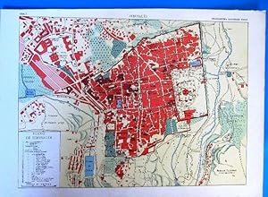 PLANO DE JERUSALÉN. ENCICLOPEDIA ILUSTRADA SEGUÍ, 1905/10'S (Coleccionismo Papel/Mapas contemporá...