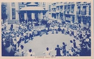 18. ZARAUZ.- BAILES TÍPICOS. EDICIÓN CASA MIRANDA (Postales/España Antigua (hasta 1939)/Pais Vasco)