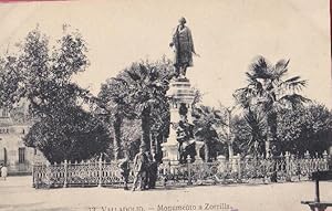 12. VALLADOLID. MONUMENTO A ZORRILLA. HELIOTIPIA ARTISTICA ESPAÑOLA. (Postales/España Antigua (ha...