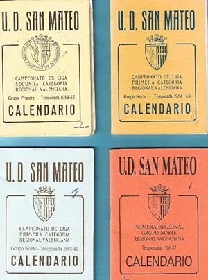 CAMPEONATO DE LIGA SEGUNDA CATEGORIA REGIONAL. U. D. SAN MATEO. 1980' S. CASTELLON. (Coleccionism...