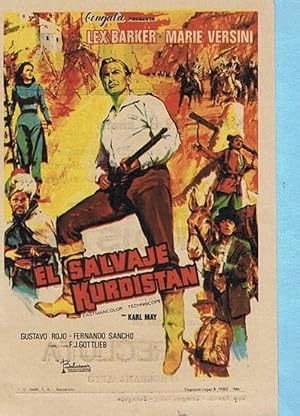 EL SALVAJE KURDISTAN. LEX BARKER. MARIE VERSINI, FERNANDO SANCHO. CINE CAPITOL, TARRAGONA, 1968 (...