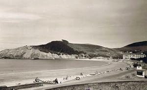 GORLIZ, VIZCAYA. PLAYA Y SANATORIO MARINO. EDICIONES MAITE, BILBAO. CIRCULADA EN 1961. (Postales/...