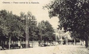 ORENSE. PASEO CENTRAL DE LA ALAMEDA. COLECCION NUM 2 DE LA REGION, ORENSE. (Postales/España Antig...
