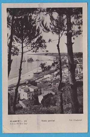 BLANES - 22. VISTA PARCIAL. FOT. VILADEVALL. EDICIÓ MODERN STYL. CIRCULADA EN 1932 (Postales/Espa...