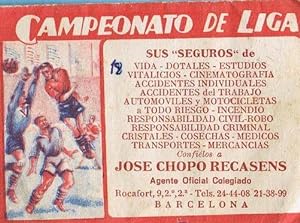 CAMPEONATO DE LIGA SEGUNDA DIVISIÓN. 1955 - 56. GRUPO I Y GRUPO II. (Coleccionismo Deportivo/Docu...