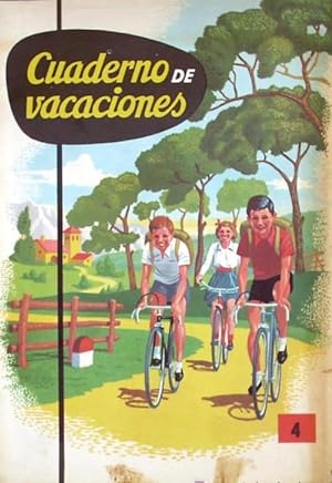 CUADERNO DE VACACIONES. NÚMERO 4. EDICIONES S.M. MADRID, DÉCADA DE 1960.