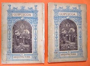 GUIPÚZCOA. ARQUITECTURA. 2 LIBROS. MONUMENTOS RELIGIOSOS Y CIVILES DE GUIPUZCOA, 1921.