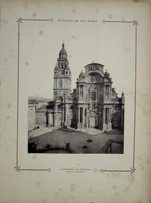 MONUMENTOS DEL ARTE ESPAÑOL. CATEDRAL DE MURCIA. PUERTA DE LOS APÓSTOLES. 1917. (Postales/España ...