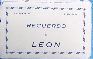 RECUERDO DE LEÓN. FOTOGRAFÍAS ARTÍSTICAS. EDICIONES ARRIBAS. REVERSO DIVIDIDO (Postales/España An...