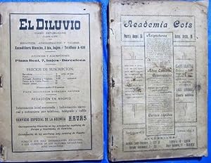 ALMANAQUE EL DILUVIO. PARA 1927 Y 1928. DOS EJEMPLARES INCOMPLETOS. (Coleccionismo Papel/Revistas...
