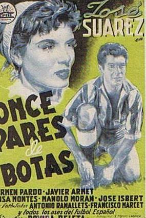 ONCE PARES DE BOTAS. SIN CINE. JOSÉ SUÁREZ, CARMEN PARDO. ROVIRA-BELETA (Cine/Folletos de Mano/Cl...