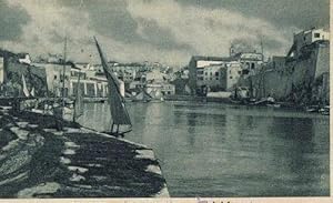 MENORCA. CIUDADELA: VISTA PARCIAL DEL PUERTO. HR. MENORCA LA ISLA BLANCA Y AZUL. (Postales/España...