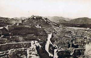 SAGUNTO. CASTILLO. VISTA GENERAL Y TEATRO ROMANO. Nº 11. PAPELERIA PELLICER. (Postales/España Mod...