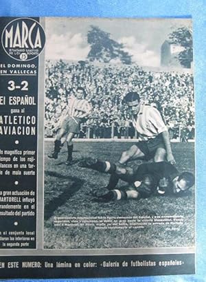 MARCA. SEMANARIO GRÁFICO DE LOS DEPORTES. AÑO V. 6 DE OCTUBRE DE 1942. Nº 191. AVIACION / ESPAÑOL...