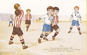 OUT. FÚTBOL CAMPEONATO DE ESPAÑA 1923. ATLETIC CLUB DE BILBAO CONTRA C.D. EUROPA. BARCELONA. (Col...